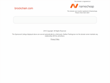 Tablet Screenshot of brockchain.com